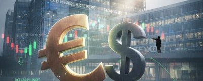 نگرانی بانک مرکزی اروپا از سقوط دلار و صعود یورو
