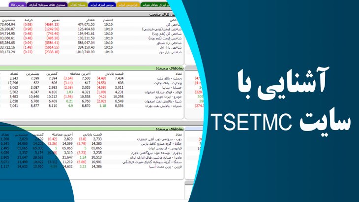 آشنایی با سایت tsetmc