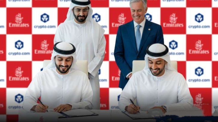 همکاری Crypto.com با هواپیمایی امارات